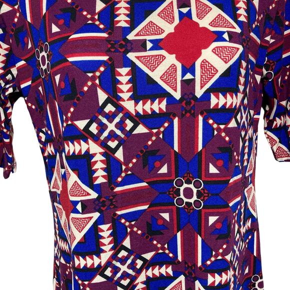 LuLaRoe Julia Sheath Dress Pencil Bodycon Size Small Boho Gypsy Aztec Print Sz S - Picture 12 of 16